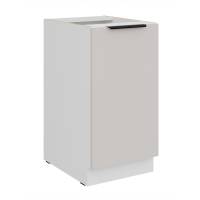 Szafka kuchenna dolna 40 cm kaszmir + biały CAROL 40 D 1F BB